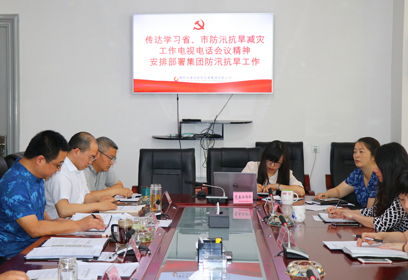 集團(tuán)公司召開黨委（擴(kuò)大）會，傳達(dá)學(xué)習(xí)省、市防汛抗旱減災(zāi)工作電視電話會議精神