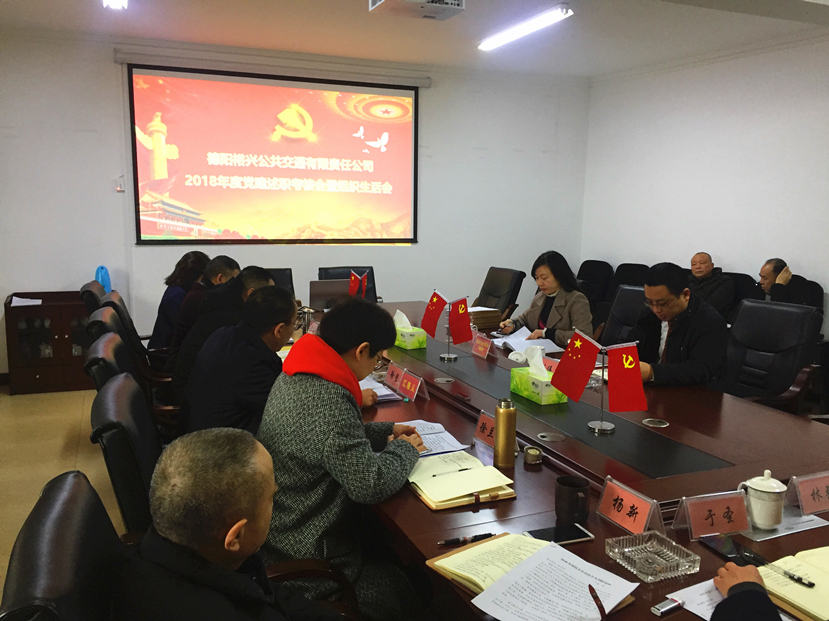 集團(tuán)公司開展2018年度基層黨組織抓黨建、黨風(fēng)廉潔建設(shè)專項述職考核