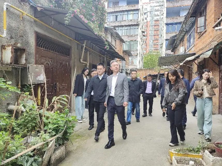 德陽(yáng)市委常委、組織部部長(zhǎng)周鴻調(diào)研督導(dǎo)紅雨村七組城市更新項(xiàng)目推進(jìn)工作